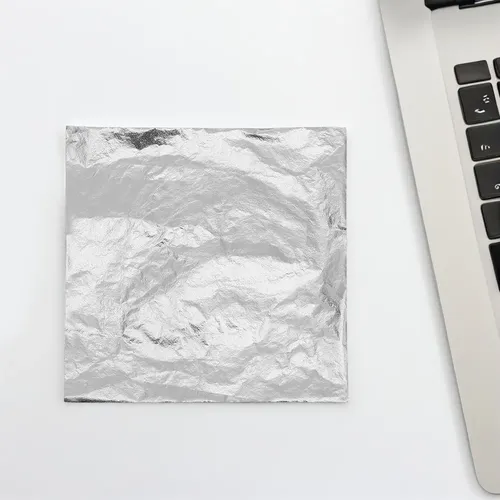 Láminas De Papel Plateado Para Decoración De Uñas, 100 Unida