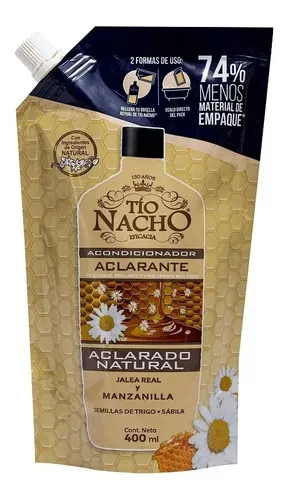 Tio Nacho Recargable Doypack Acondicionador Aclarante 400 Ml