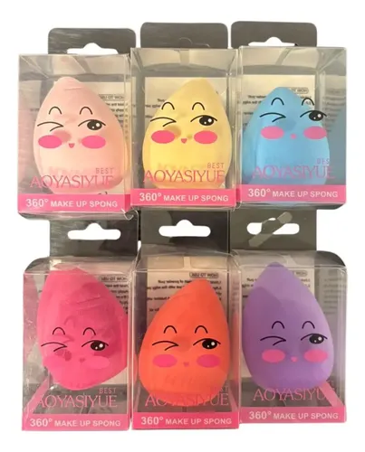 Esponja De Maquillaje Forma De Gota X2 Unidades Esp01 Variados X2 Uniades