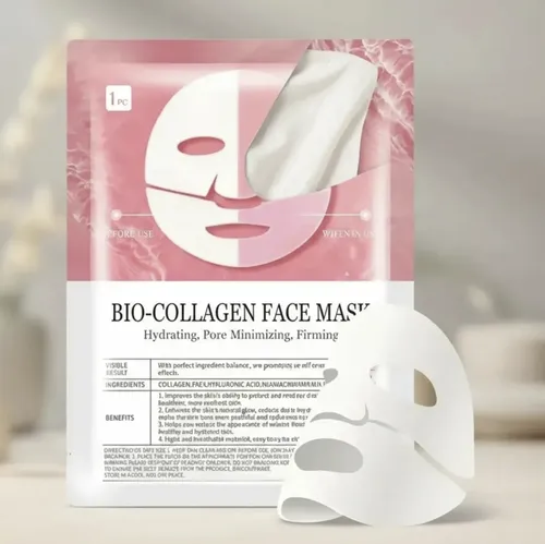 Mascarilla Facial Colageno Hidratante Reafirmante Piel Mixta