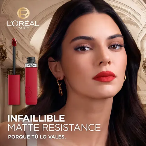 Labial Líquido Infallible Le Matte Resistance Tono 420 Le Rouge Mate Larga Duración Hidratante Resistente Por 2market