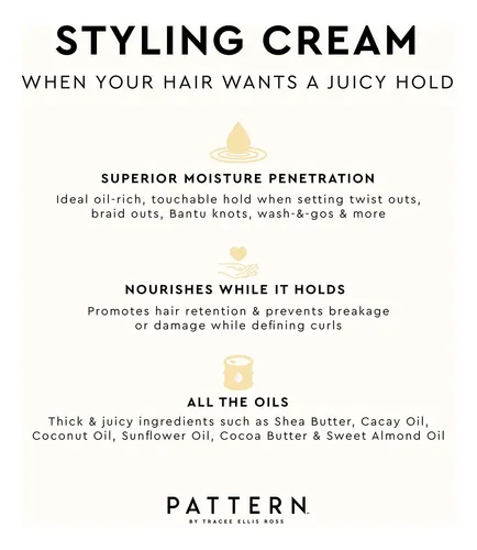 Crema Para Peinar Pattern Beauty De 15 Onzas Líquidas Para C