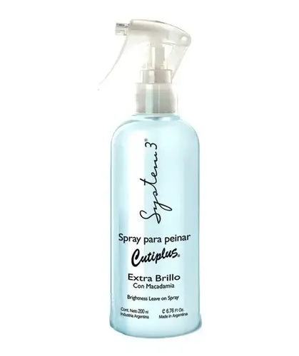 Spray Para Peinar Cutiplus Extra Brillo 200ml System-3