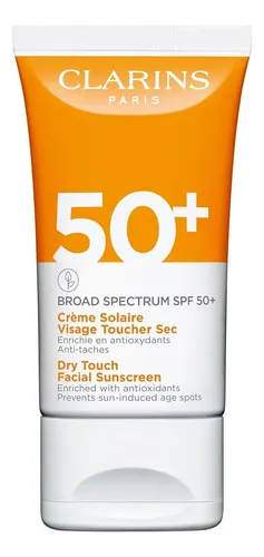Protector Solar Facial Clarins Dry Touch Spf 50+ 48g