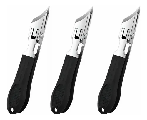 4×cortaúñas Profesionales Acero Inoxidable Boquilla Larga .