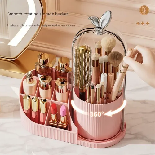 Organizador De Brochas De Maquillaje Con Cajones