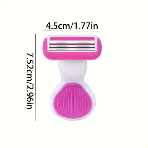 Afeitadora Portátil Para Mujer Con 6 Cuchillas, Sin Olor