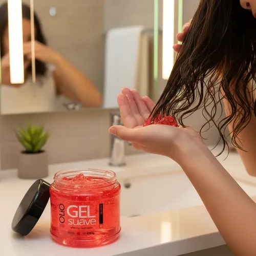 Gel Fijador Olio Suave Efecto Húmedo X 250 Grs