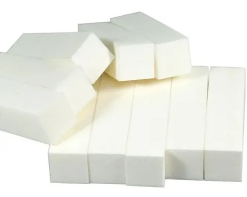 10 Limas Blanca Manicuria Rebajado De Esculpidas Uñas Gel Uv