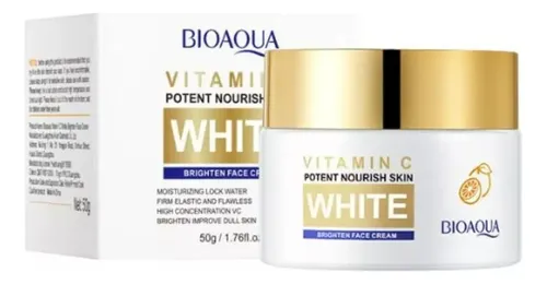 Crema Facial Vitamina C Aclarante Despigmentante Bioaqua