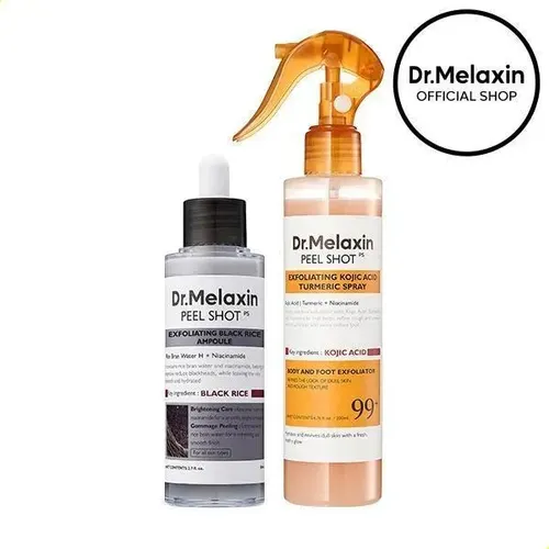 ~dr.melaxin Official Dúo De Exfoliantes Corporales Y Facial