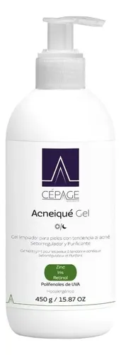 Cepage Acneiqué Gel Limpiador Purificante Para Pieles Grasas