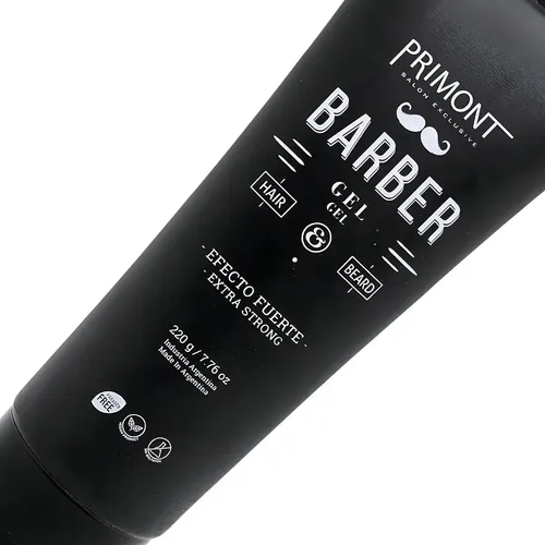Primont Barber Gel Capilar Vegano Fijación Fuerte Pelo