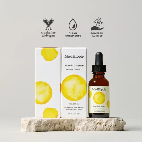Suero Facial Mad Hippie Vitamina C Iluminador De Piel 30 Ml