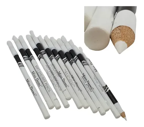 Lapiz Delineador Blanco Iluminador Ojos Cejas Microblading