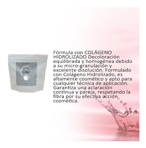 Polvo Decolorante Cav X6 Unidades