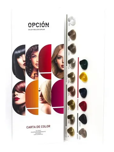 Tintura Opción X12 Unidades Coloración Peluquería Profesiona Tono Varios