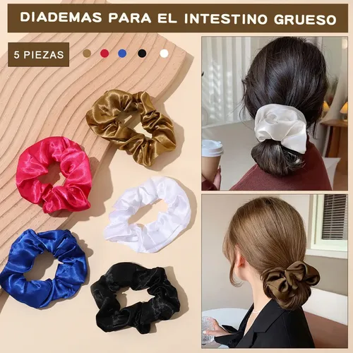 1209pzs Accesorios Para Cabello Scrunchies Donas Ligas Banda