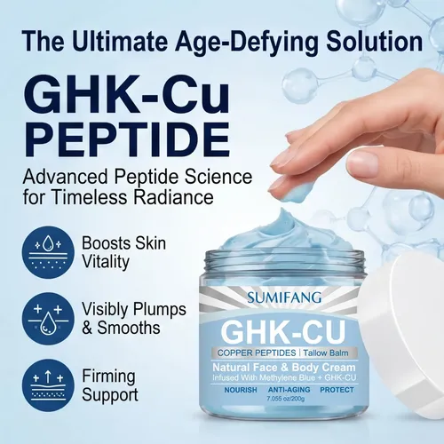 Crema Facial Y Corporal Sumifang Ghk-cu Cobre Péptidos 200g Todo Tipo De Piel Día/noche