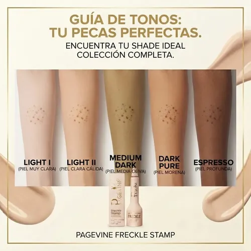 Pagevine Freckle Stamp Sello Para Pecas Naturales Medium