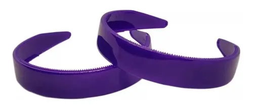 De Vinchas Lilas Pack X 12 Unidades Accesorio Cabello Color Violeta
