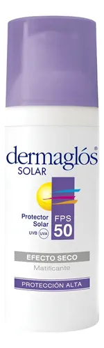 Protector Solar Dermaglós Facial Fps50 Efecto Seco X 50g