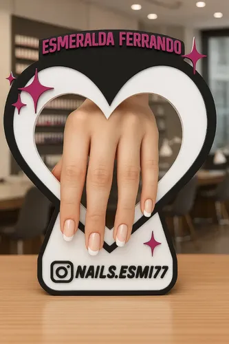 Stand Decorativo Para Promocionar Tus Diseños De Uñas