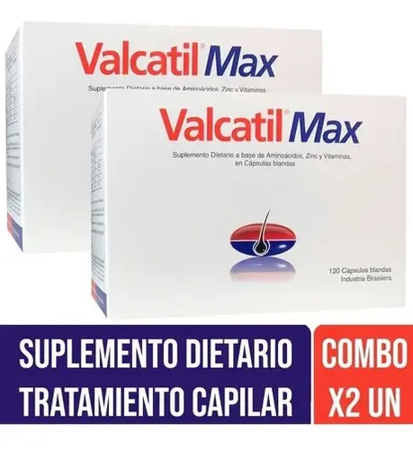 Combo X 2 Unidades Valcatil Max X 120 Capsulas Blandas