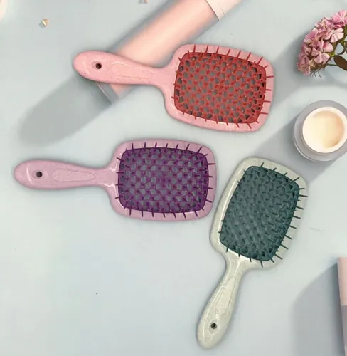 De Cepillo Pulidor Para Peinar Anti Frizz Desenredar Cabello