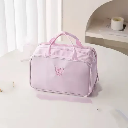 Bolsa De Maquillaje Rosa Moderna Para Mujer