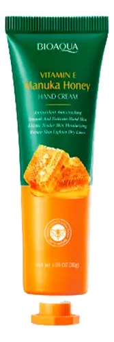 Bioaqua Crema Hidratante Manos Vitamina E + Miel 30 g — Suaviza y Nutre la Piel