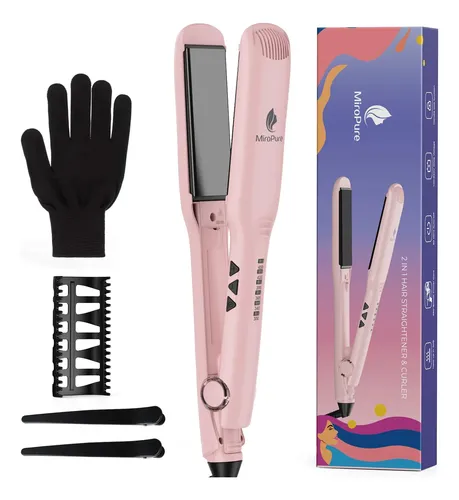 Plancha Alisadora De Pelo Miropure, Cerámica 3d, 1.5 Pulgada
