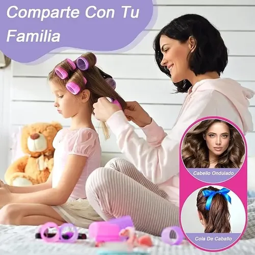 Tubos Plásticos Para Cabello Autoadhesibles De 31 Unidades