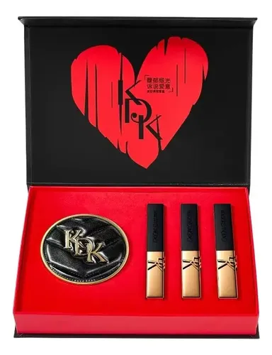 Set De Maquillaje Regalo Labiales Y Polvo San Valentín Kit