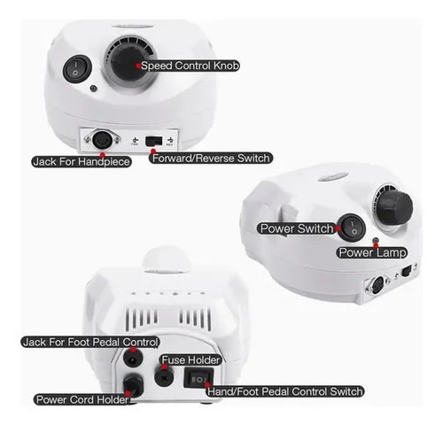 Máquina Eléctrica Profesional Para Limar Uñas Con &amp;w