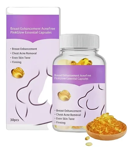 Oleo Agranda Aumenta Busto Reafirma X30 Capsulas Premium!