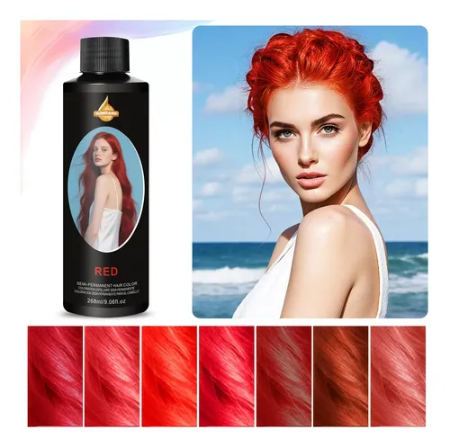 Sumifang Color Rojo Pasión Para Base De Cabello 8-10 Grados