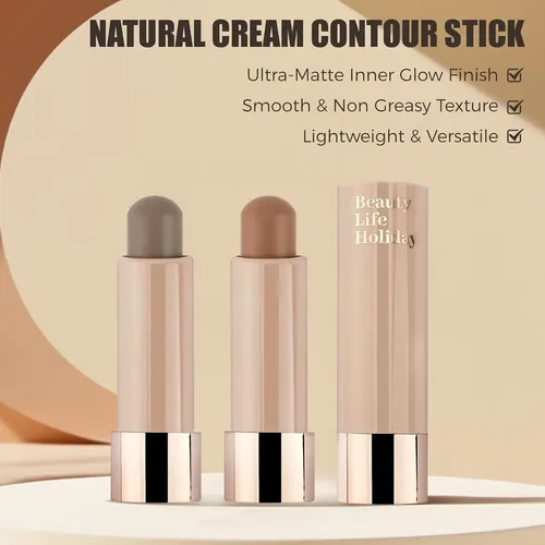 Contorno Crema Barra 2pcs Gris Frío Tosouatop
