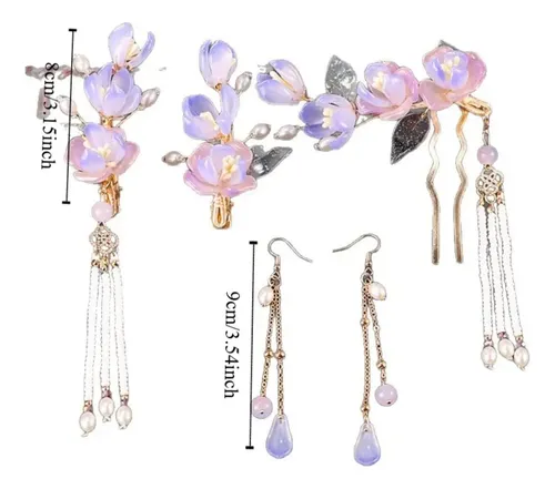 Set De Accesorios Para Peinado De Boda Estilo Chino