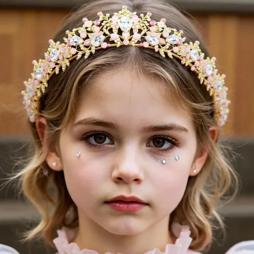 1pc Tiaras Y Coronas For Mujeres, Corona De Princesa Con