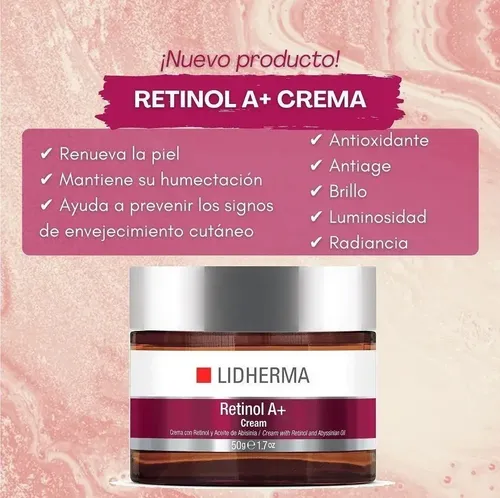 Retinol A+ Y Radian C Cream Vitamina C Arbutina Lidherma
