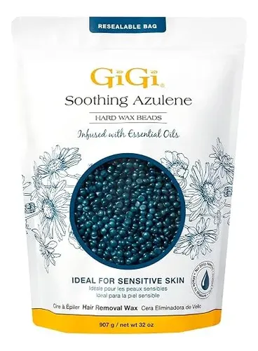 Cera Dura Azuleno Gigi Piel Sensible 32 Oz Depilacion Rostro