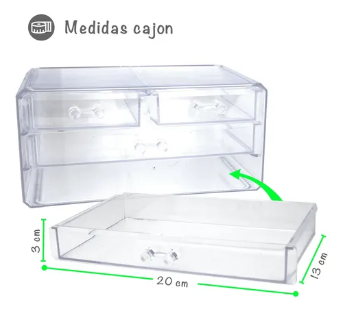 Organizador De Maquillaje/oficina Acrílico Transparente.