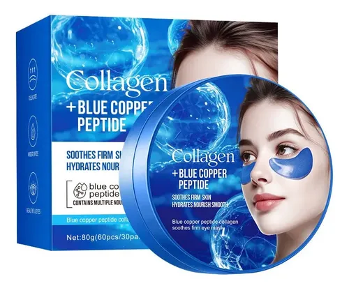 Mascarilla De Ojos En Gel Blue Copper, Hidratante Para Debaj