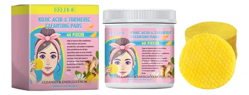 Laalmohadillas Limpiadoras De Cúrcuma Eelhoe Para Piel Grasa