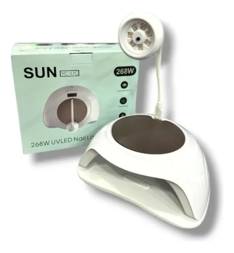 Lampara Cabina Manicura Sun Yc-57c Doble Función 56 Led/268w