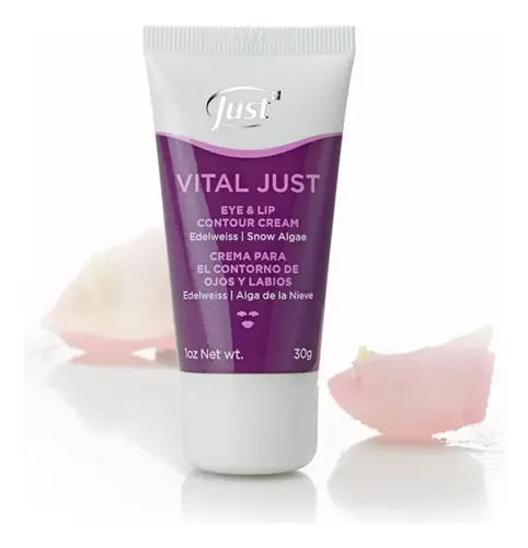 Crema Contorno de Ojos Just 30mL Libre de Parabenos Hidratante