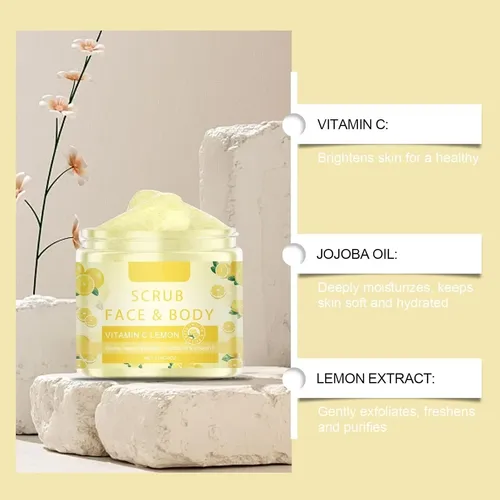 Exfoliante Corporal Y Facial De Limón