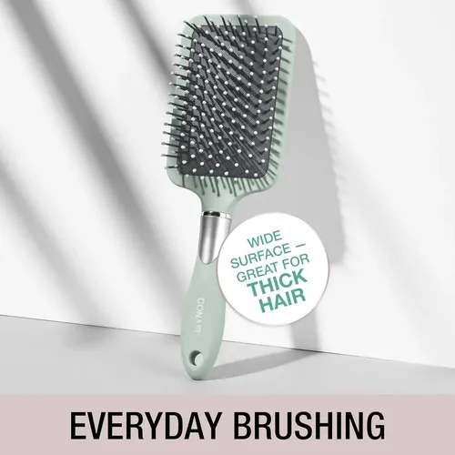 Cepillo Paddle Conair Velvet Touch Verde Salvia Verde Salvia