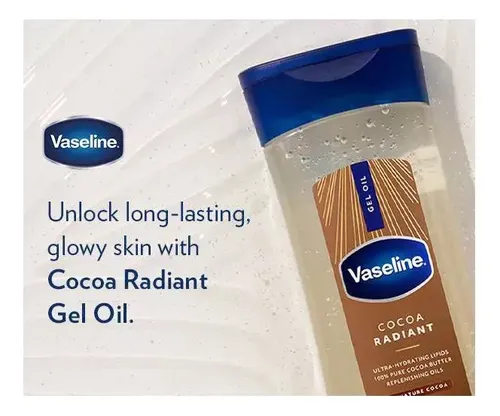 Vaseline Cocoa Radiant Body Oil 50ml Tamaño Viaje Manteca De